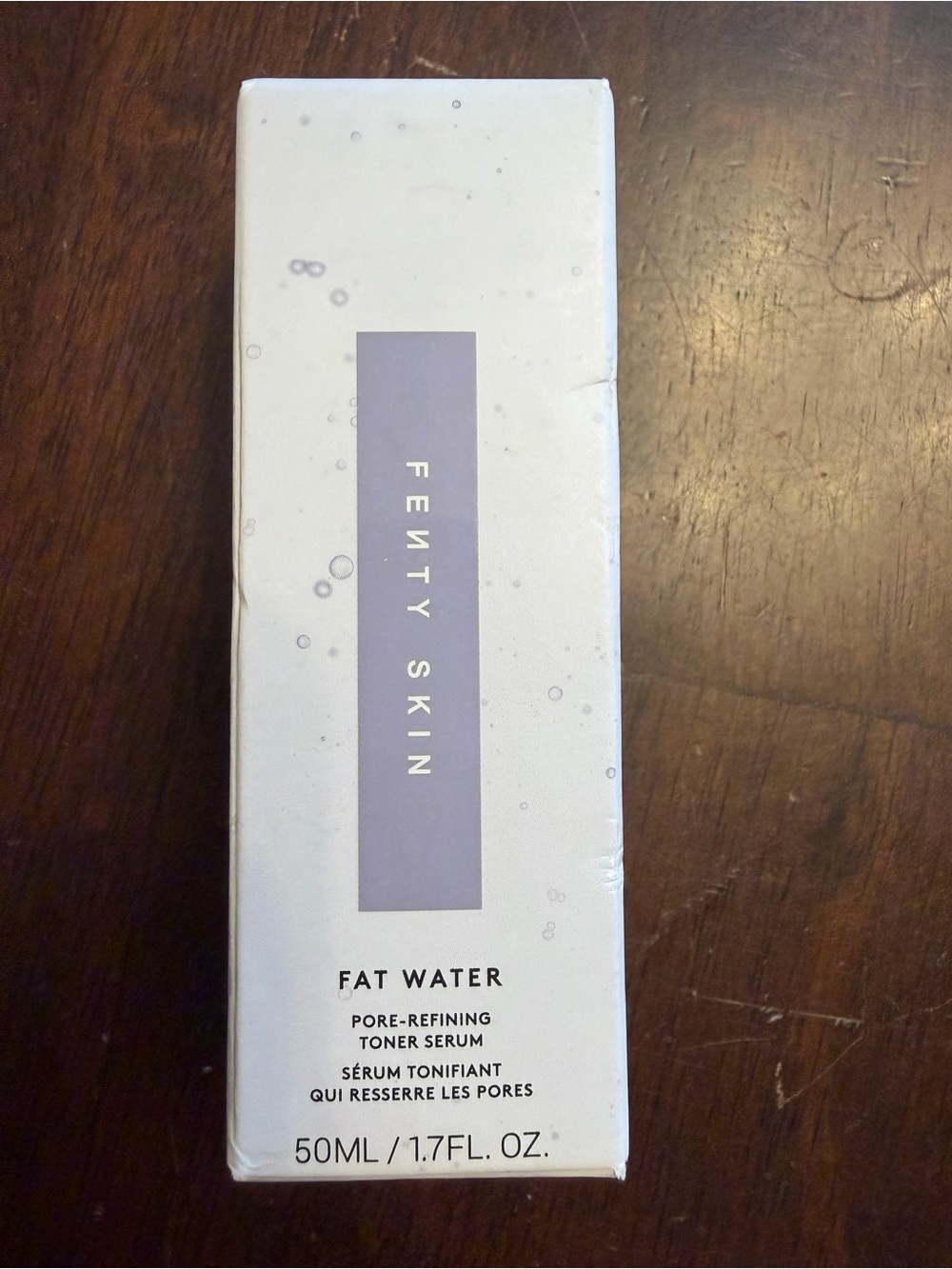 Fenty Skin Fat Water Pore-Refining Toner Serum - White & Light Lavender